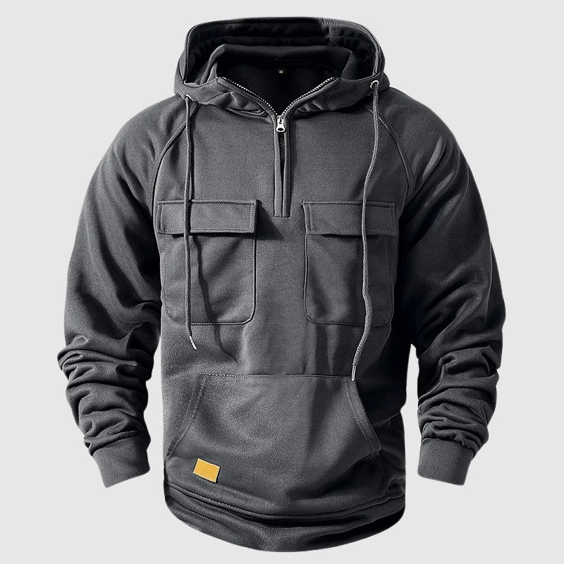 Sweat à Capuche Homme Multipoches 2