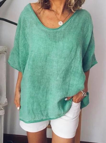 T-shirt Femme Surdimensionné Style Décontracté 5