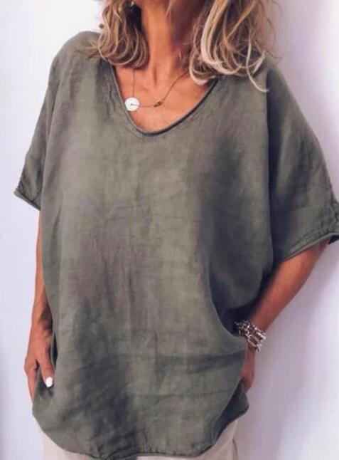 T-shirt Femme Surdimensionné Style Décontracté 6