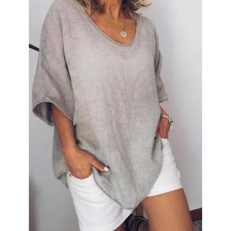 T-shirt Femme Surdimensionné Style Décontracté 8