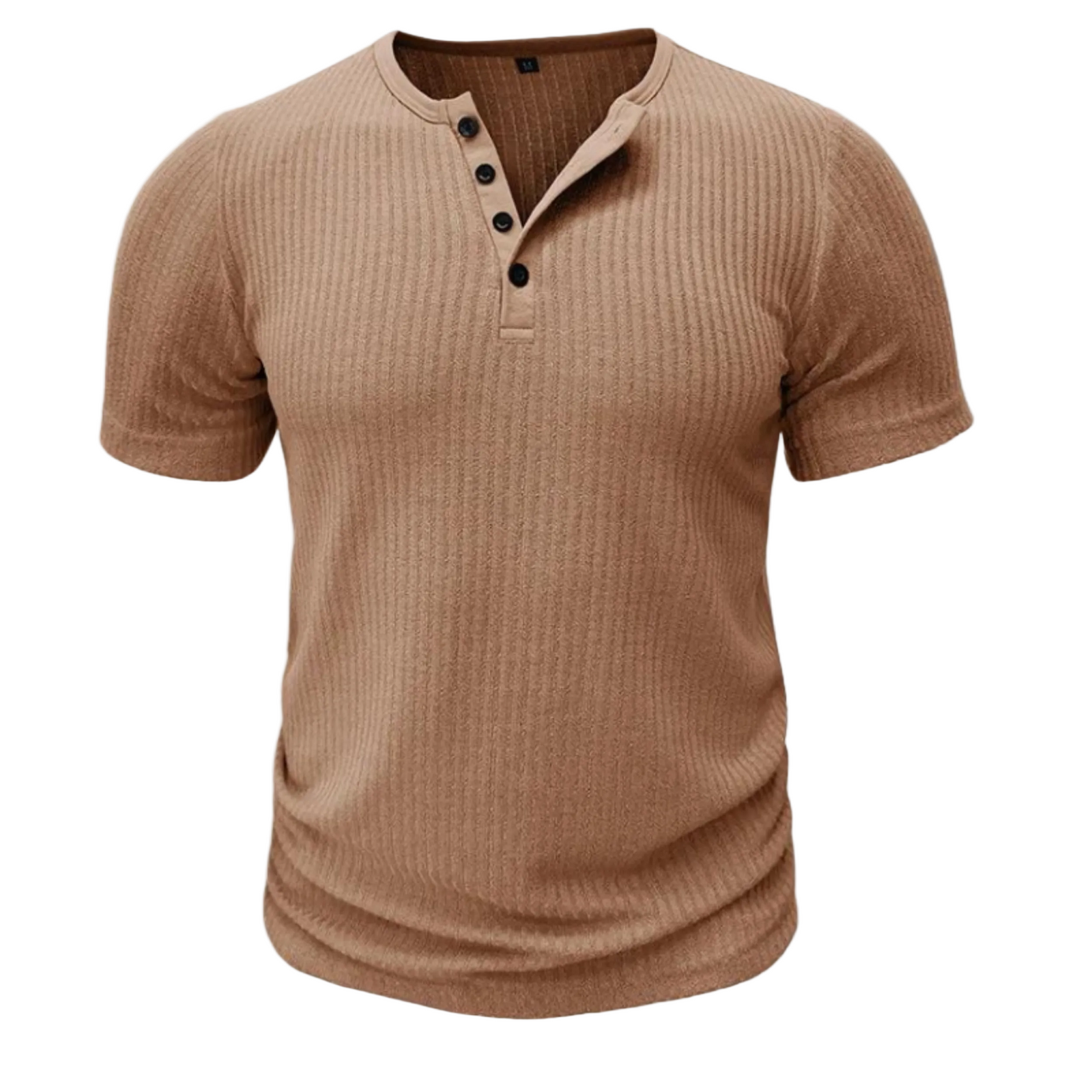 T-shirt Henley Ajusté pour Hommes 3