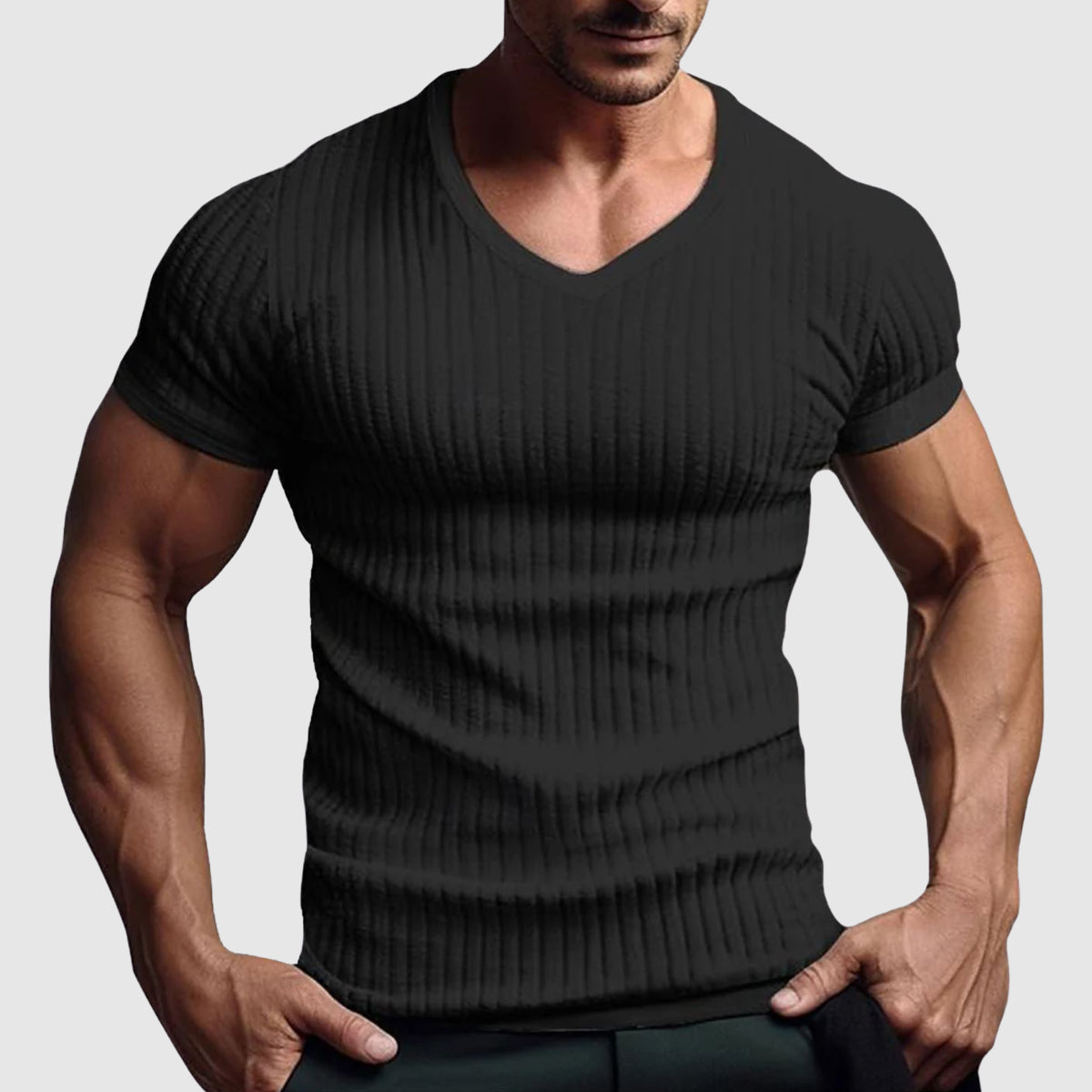 T-shirt pour Homme à Rayures Urban Style 2
