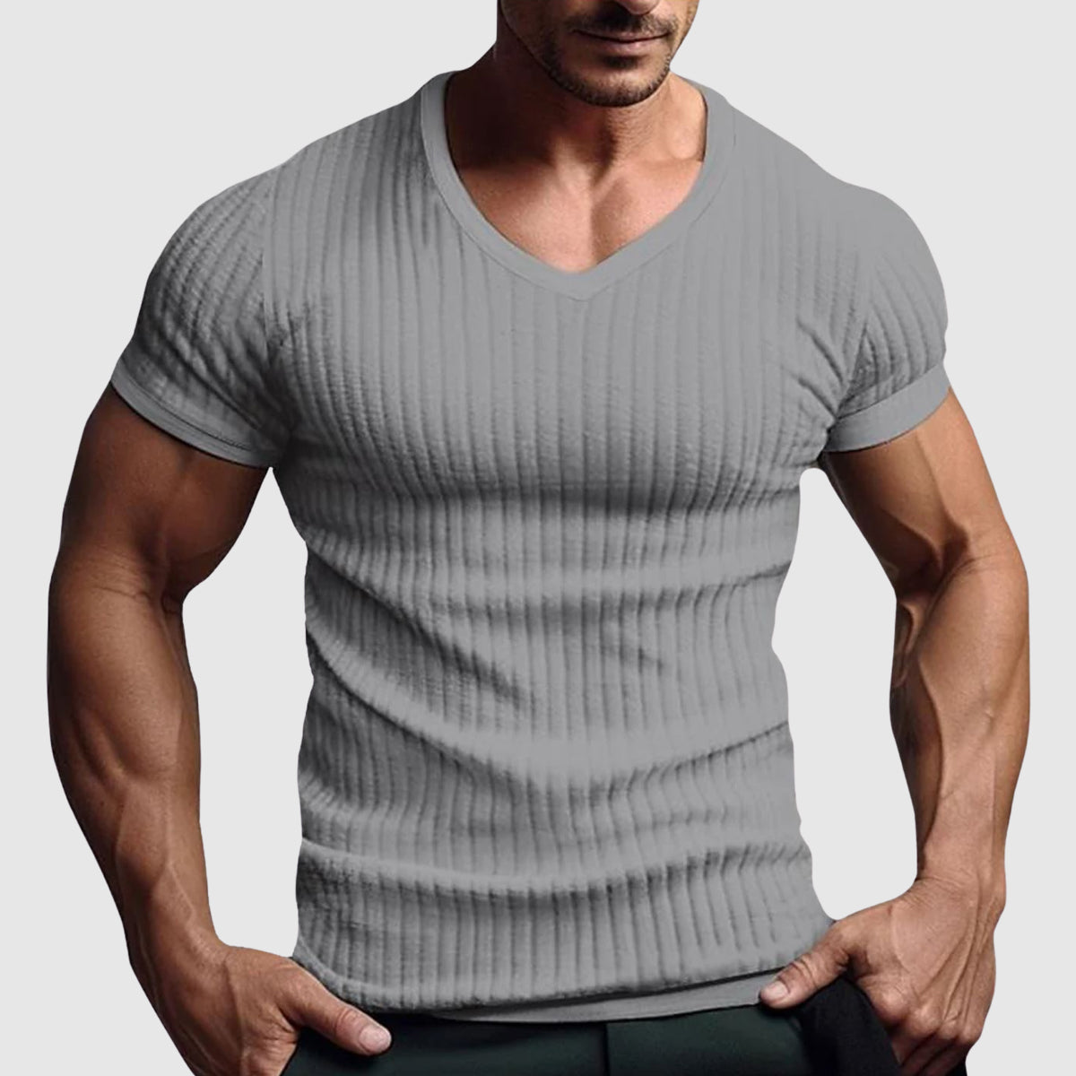 T-shirt pour Homme à Rayures Urban Style 3