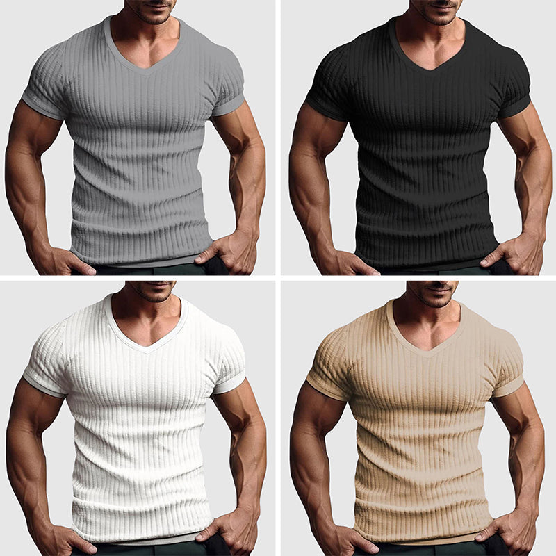 T-shirt pour Homme à Rayures Urban Style 4