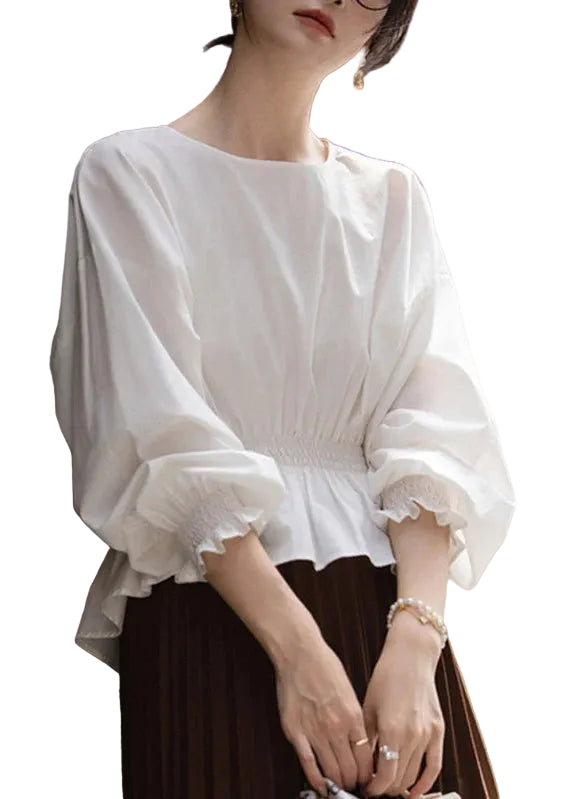 Top Femme Patchwork à Volants Automnal 1