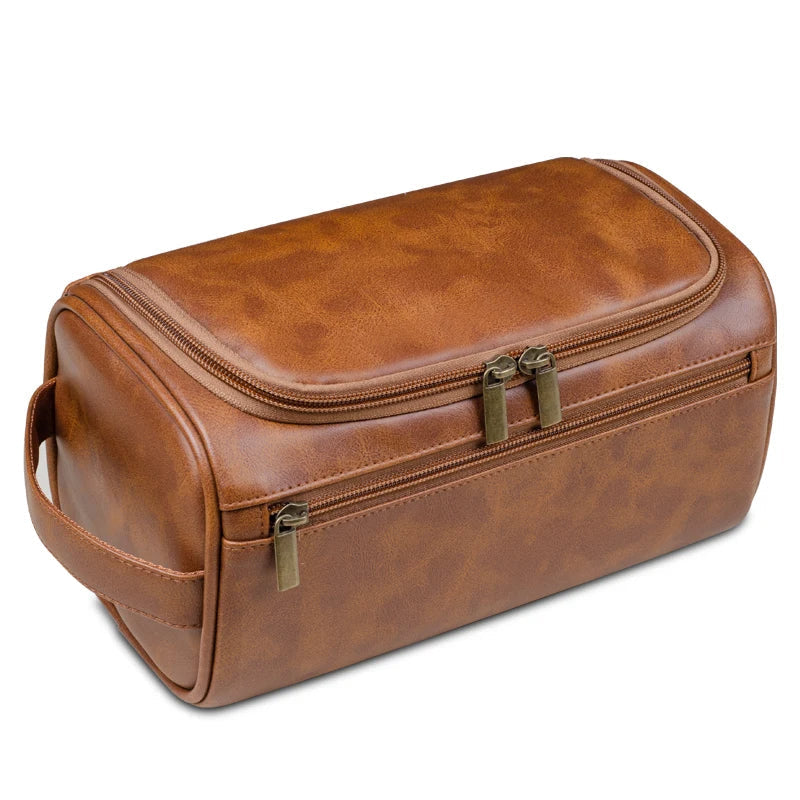 Trousse de Toilette en Cuir Classique pour Voyage 2