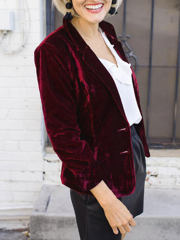 Veste Femme Blazer Velours Chic 2