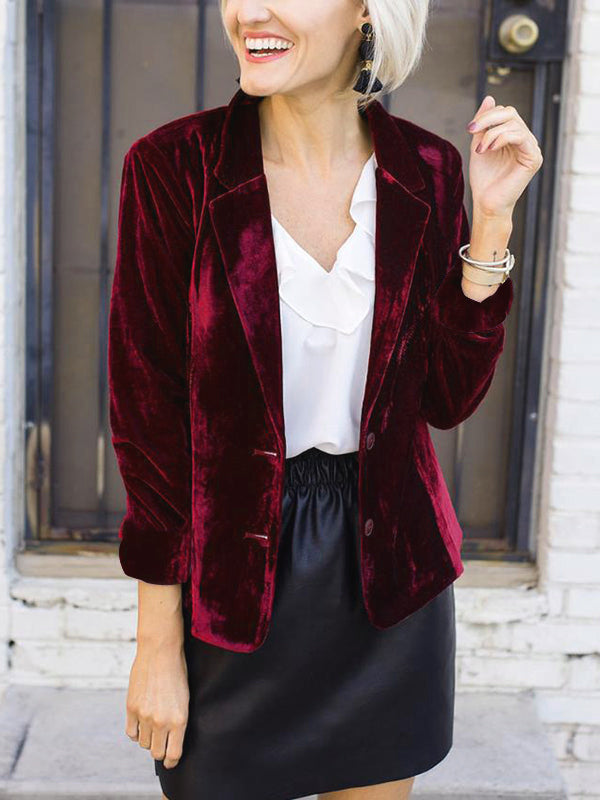 Veste Femme Blazer Velours Chic 4