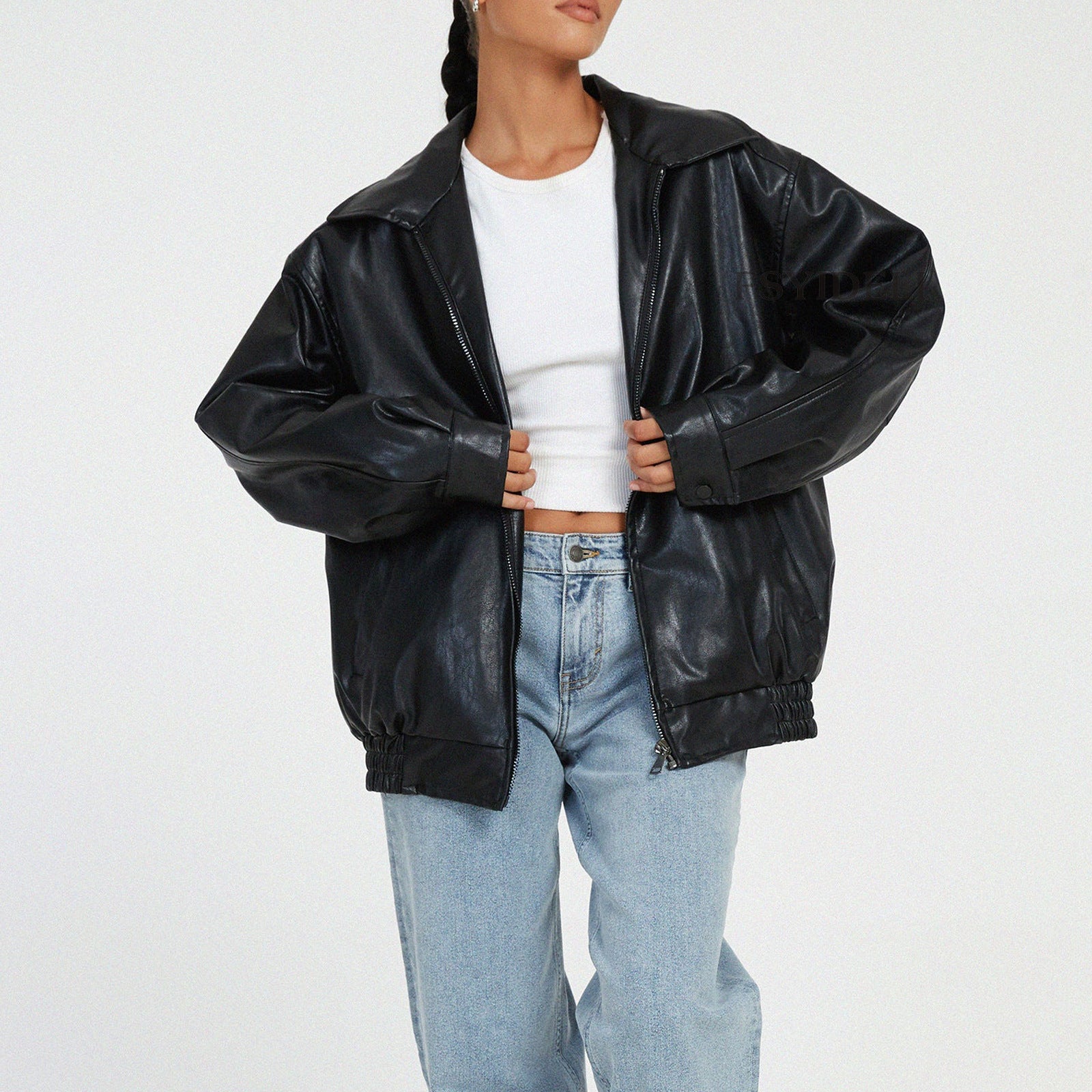 Veste Femme Décontractée Moderne avec Fermeture Éclair 6