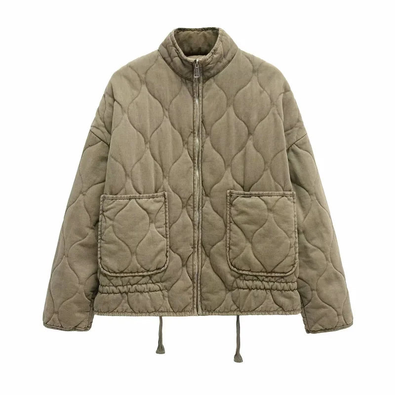 Veste Femme Détail Poche Style Quotidien 2