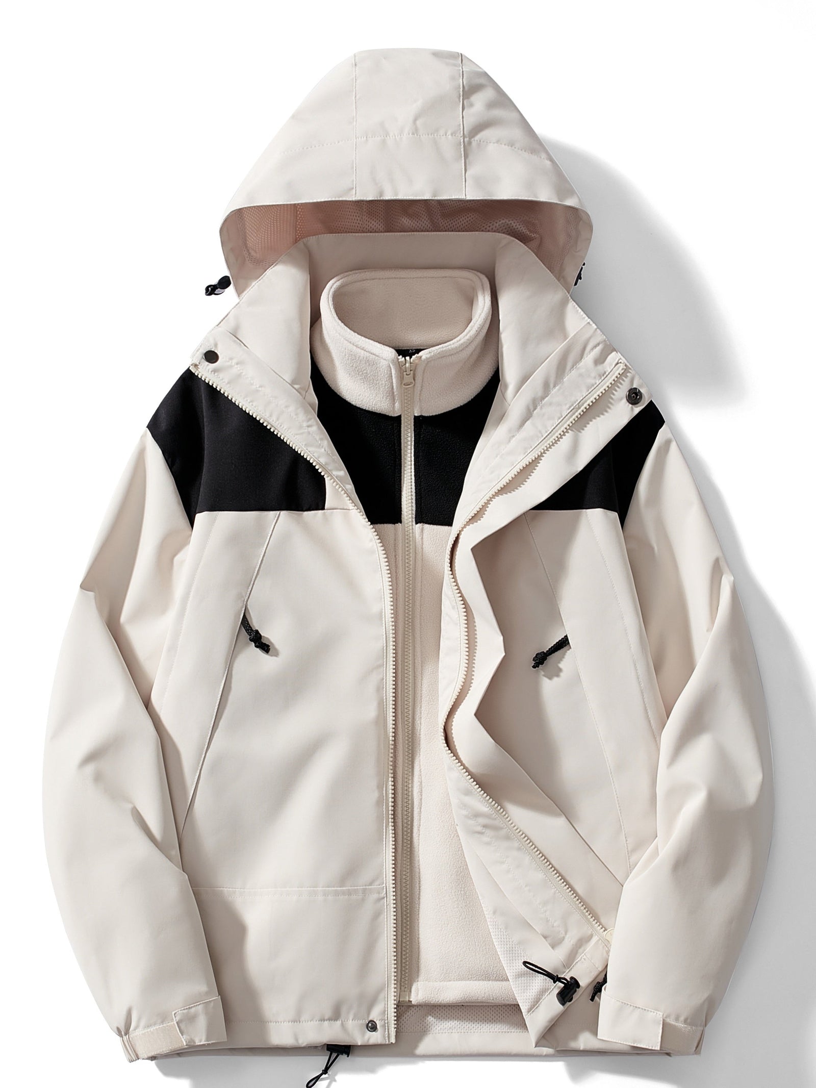 Veste Hiver Femme À Capuche 3 En 1 Moderne 10