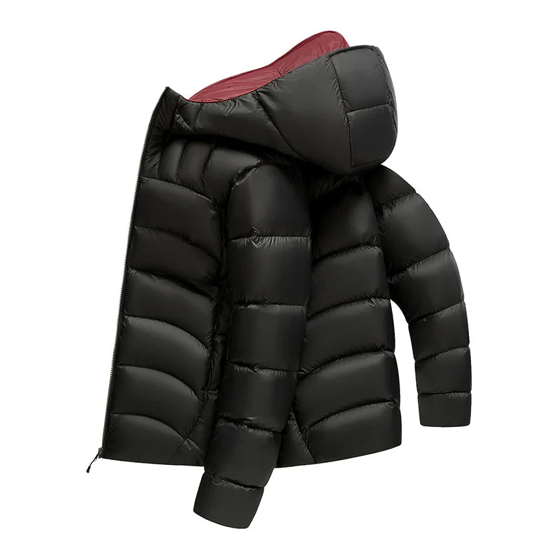 Veste Hiver Homme Matelassée à Capuche Moderne 5