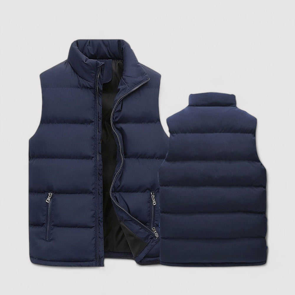 Veste Homme Doudoune Sans Manche Moderne Ajustée 1