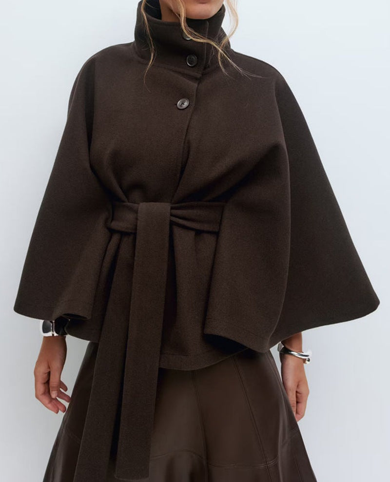 Veste Portefeuille Femme Chic avec Col Montant 9