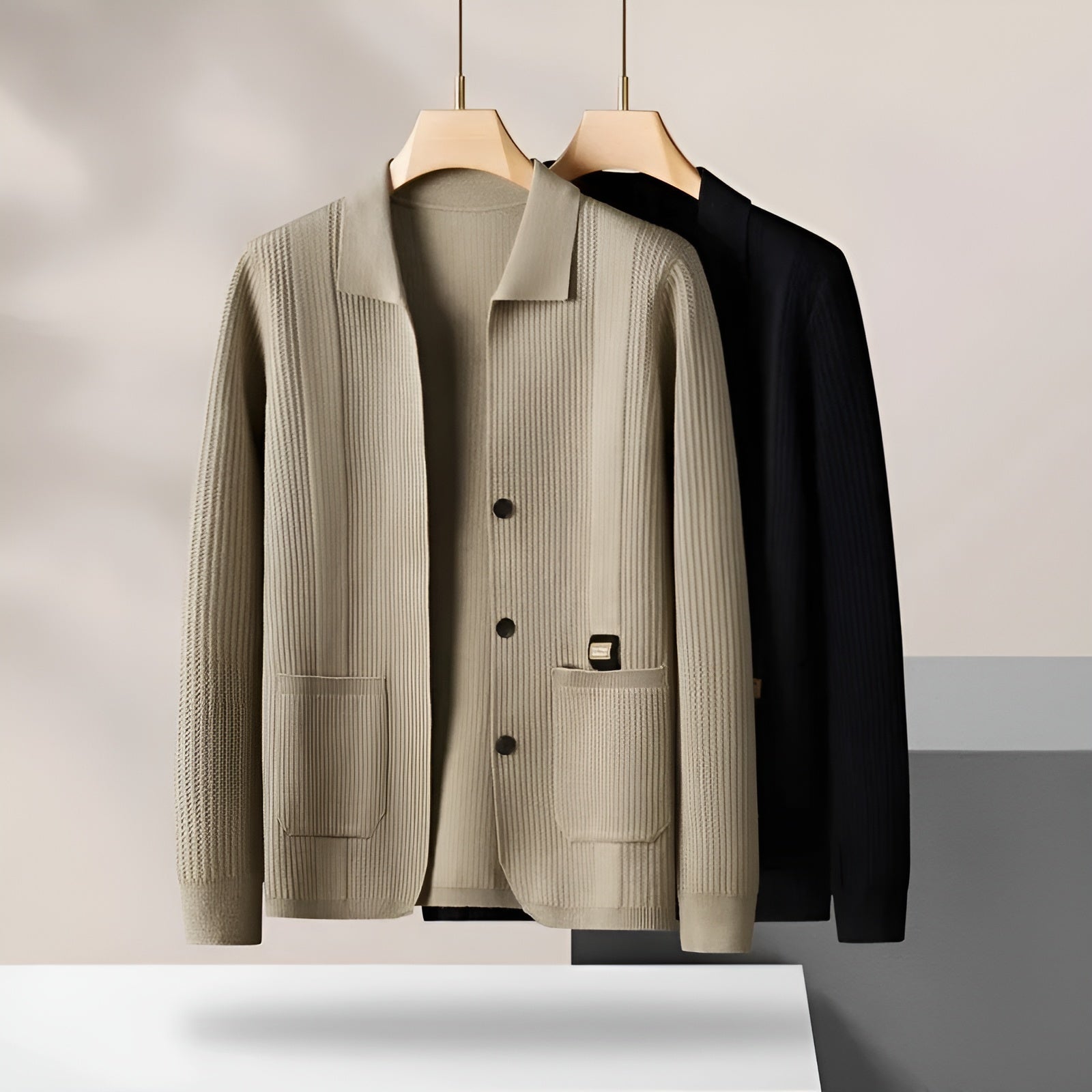 Veste Tricotée pour Homme Chic 2