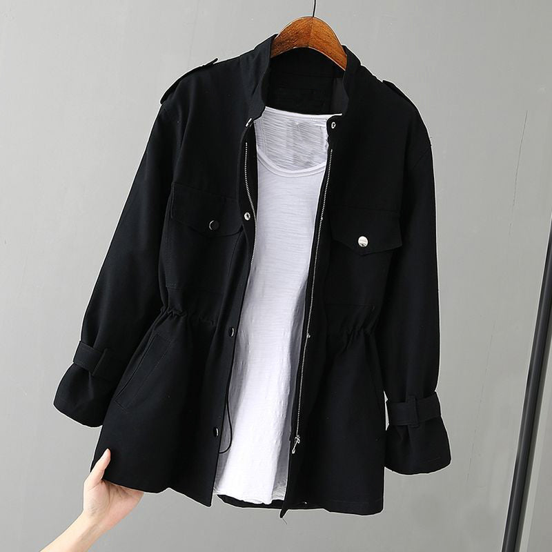 Veste Utilitaire Femme Chic avec Fermeture Éclair 2