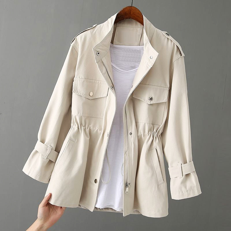 Veste Utilitaire Femme Chic avec Fermeture Éclair 4