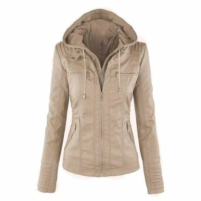 Veste à Capuche Gothique en Matériau Synthétique 2