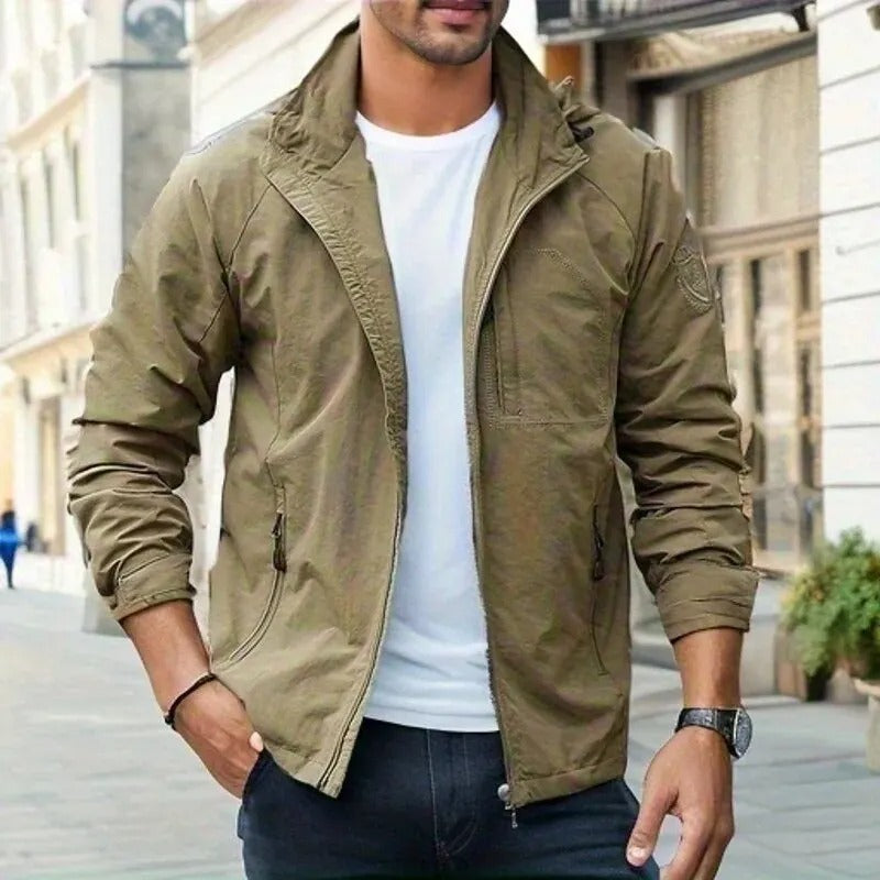 Veste cargo pour homme, déperlante et respirante 1