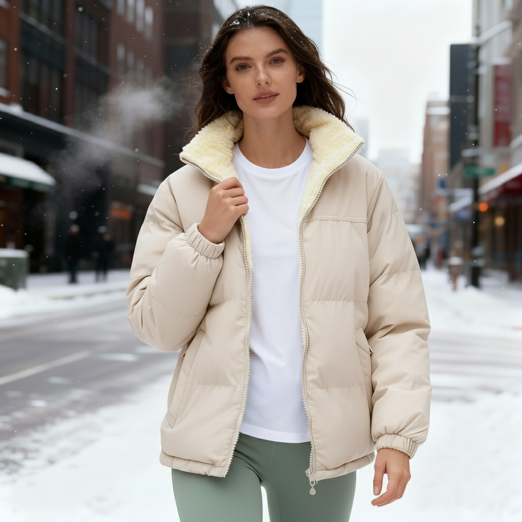 Veste d'Hiver Matelassée pour Femme Moderne 4