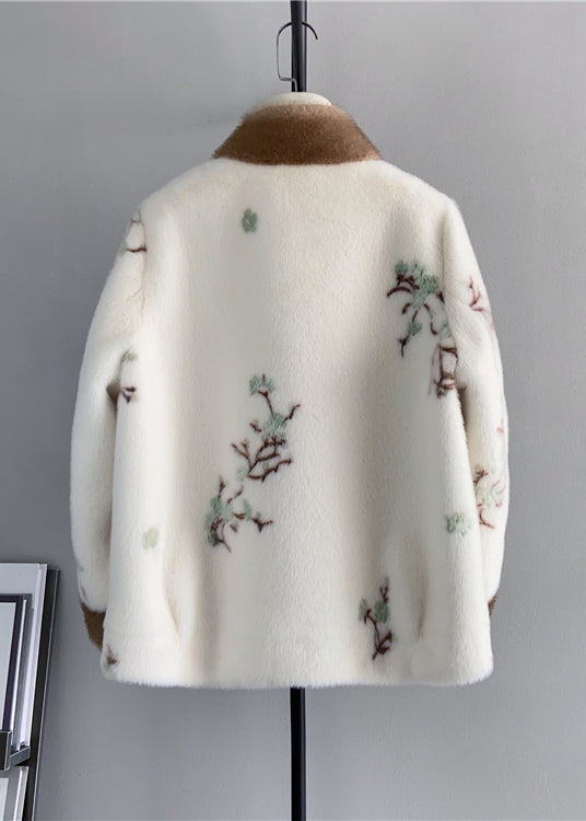 Veste d'Hiver Vintage à Col Montant avec Glands 3