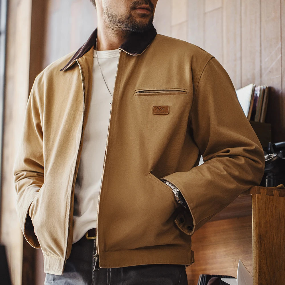 Veste d'extérieur pour homme au design classique 0