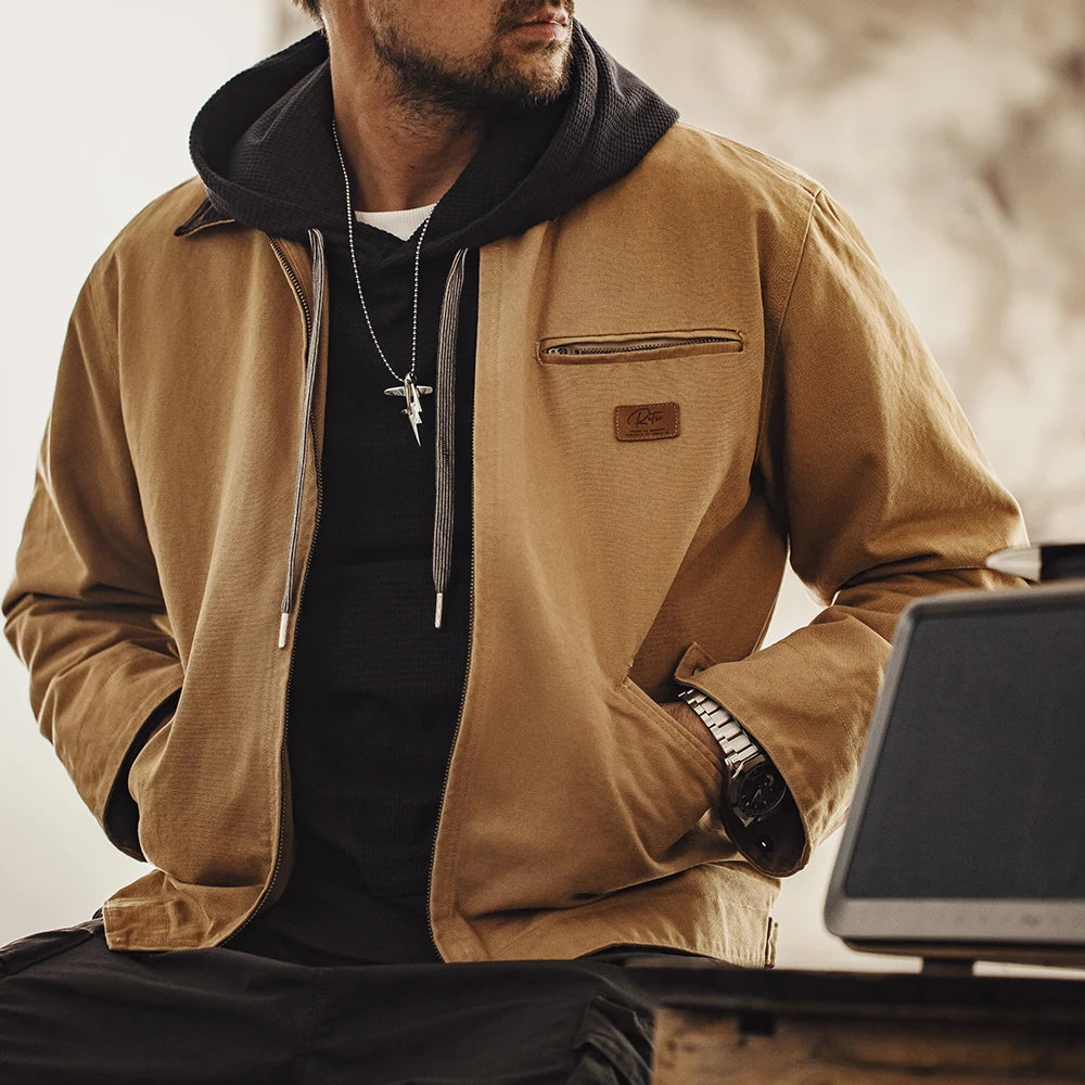Veste d'extérieur pour homme au design classique 1