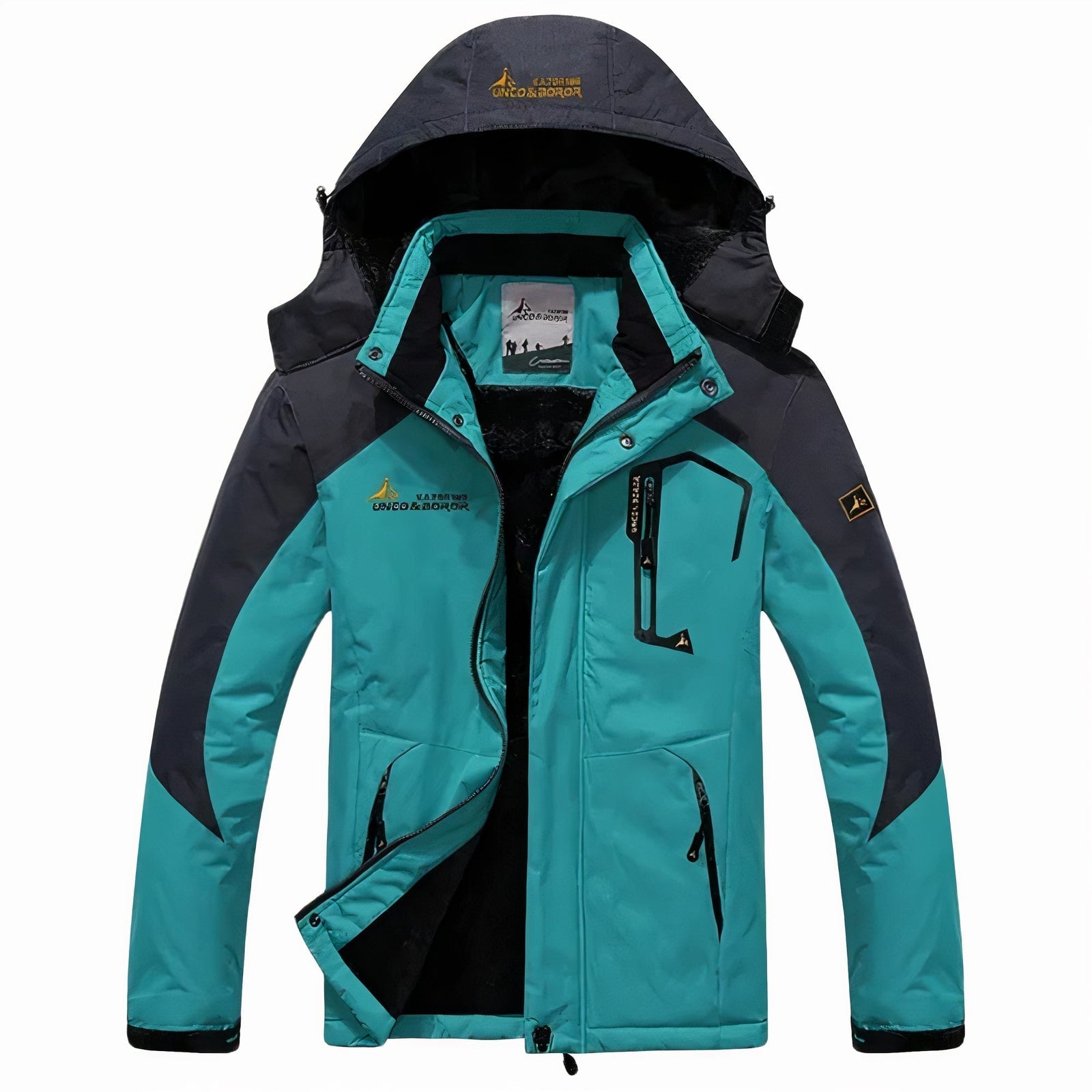 Veste d'hiver Imperméable avec Capuche Amovible 1