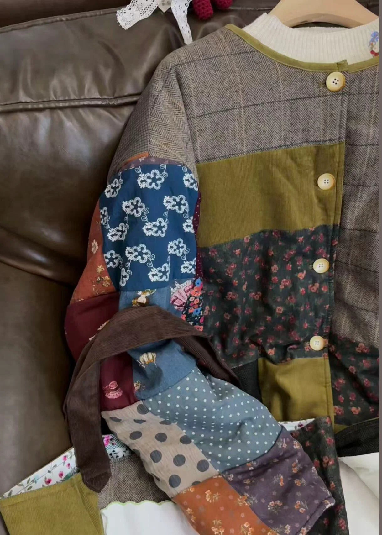 Veste d'hiver grande taille à blocs de couleurs pour femme 2