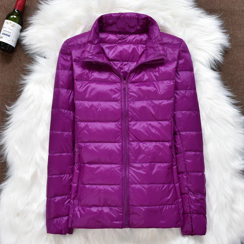 Veste d'hiver légère pour femmes avec capuche 10