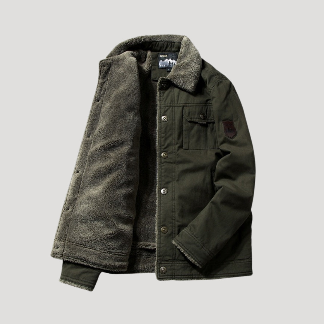 Veste de travail pour hommes avec doublure en toison 1
