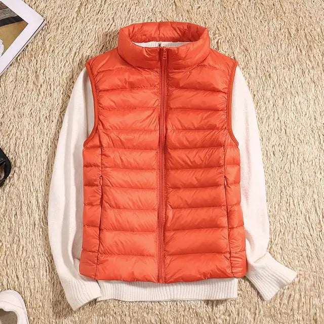 Veste doudoune légère zippée pour femme 4
