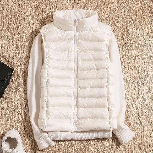 Veste doudoune légère zippée pour femme 7