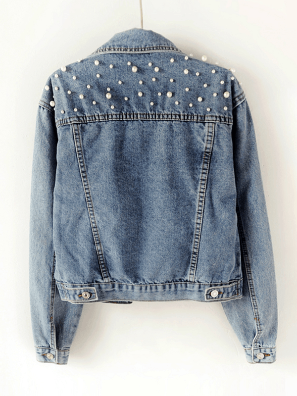 Veste en Jean Femme Décontractée Oversize 1