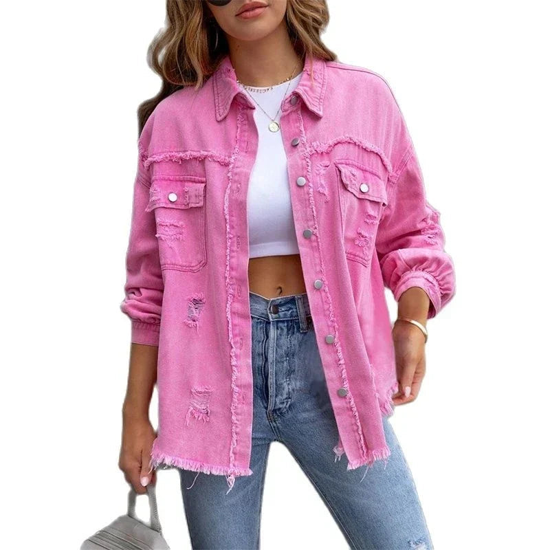 Veste en Jean Femme Style Bohème Chic 5
