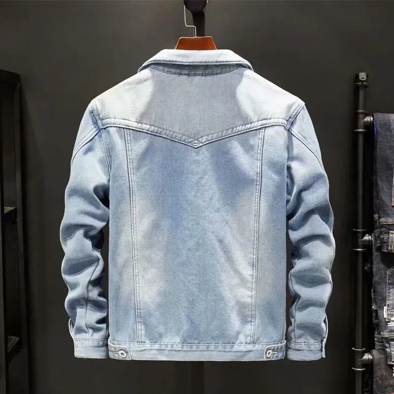 Veste en Jean pour Femme Style Classique avec Doublure en Fleece 1