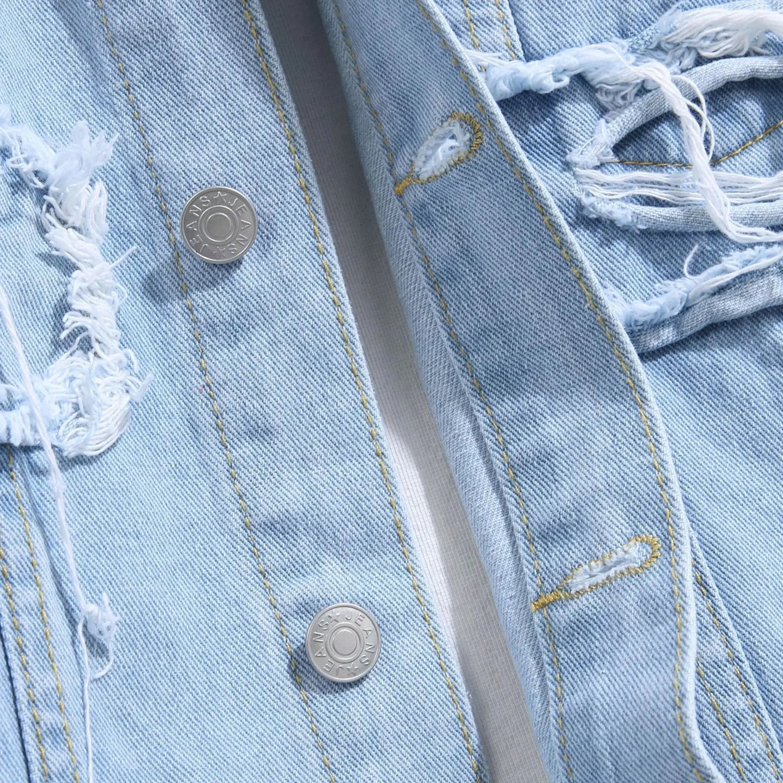 Veste en Jean pour Homme Style Classique 5