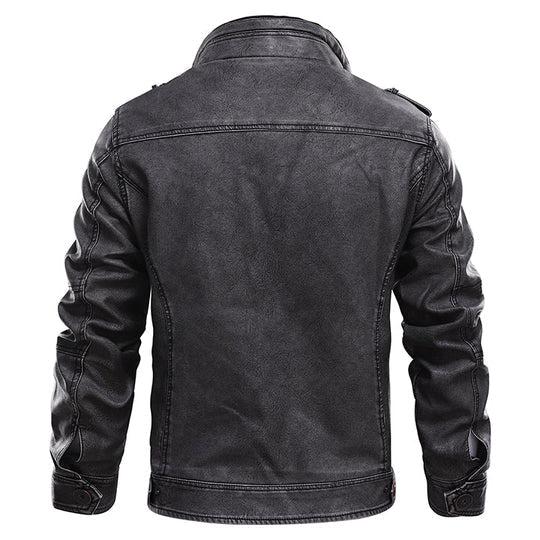 Veste en cuir pour homme, design intemporel | Cuir PU 1