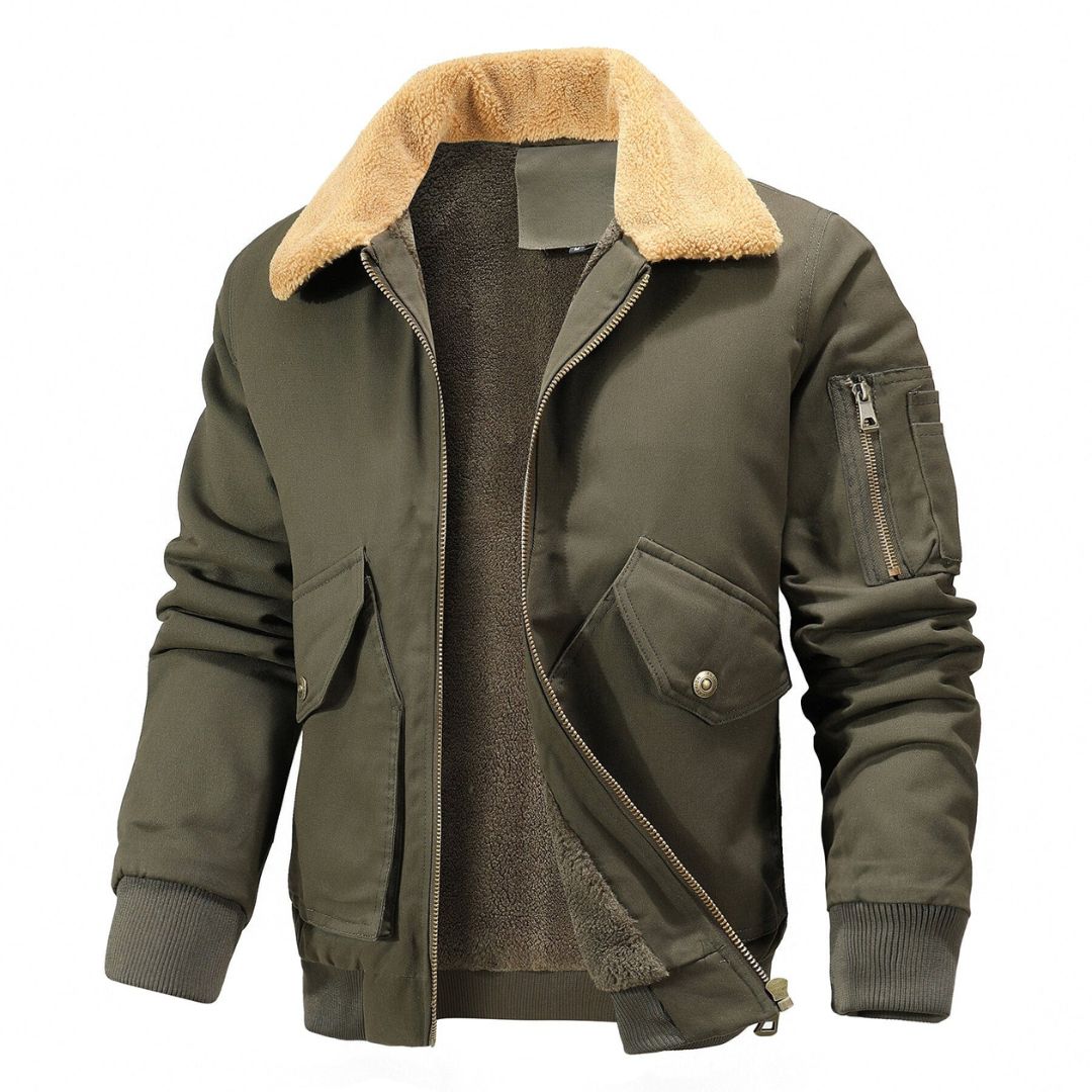 Veste pour Homme Style Urbain en Coton et Polyester 0