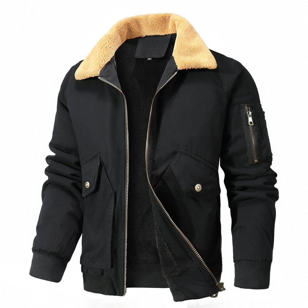 Veste pour Homme Style Urbain en Coton et Polyester 1