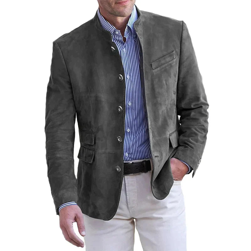 Veste pour homme à boutons et design moderne 3