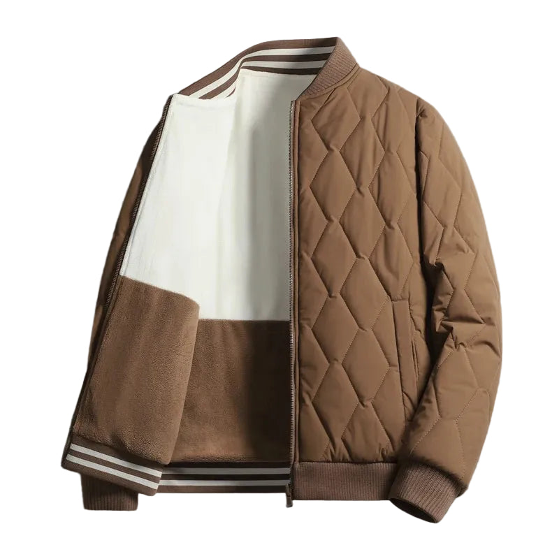 Veste universitaire matelassée pour hommes 0