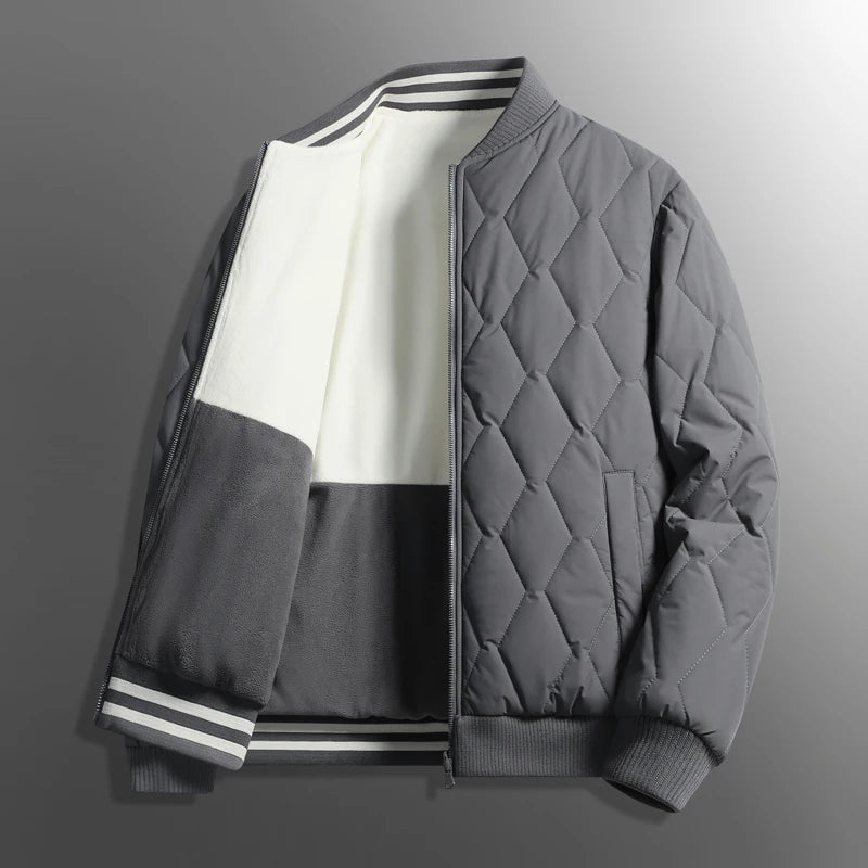 Veste universitaire matelassée pour hommes 1