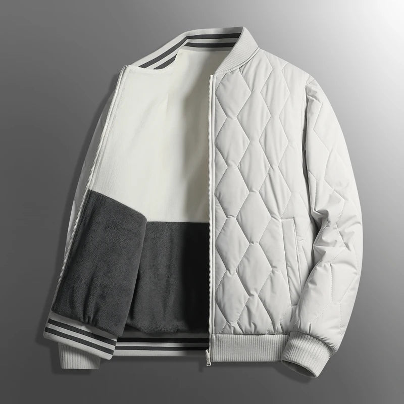 Veste universitaire matelassée pour hommes 2