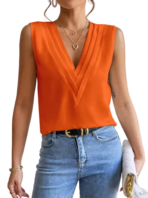 Women's Sleeveless Blouse Chic 8