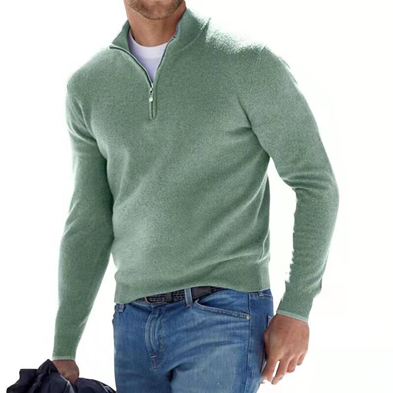 Pull Homme Hiver Manches Longues Tricot Polyvalent 100% Acrylique-5