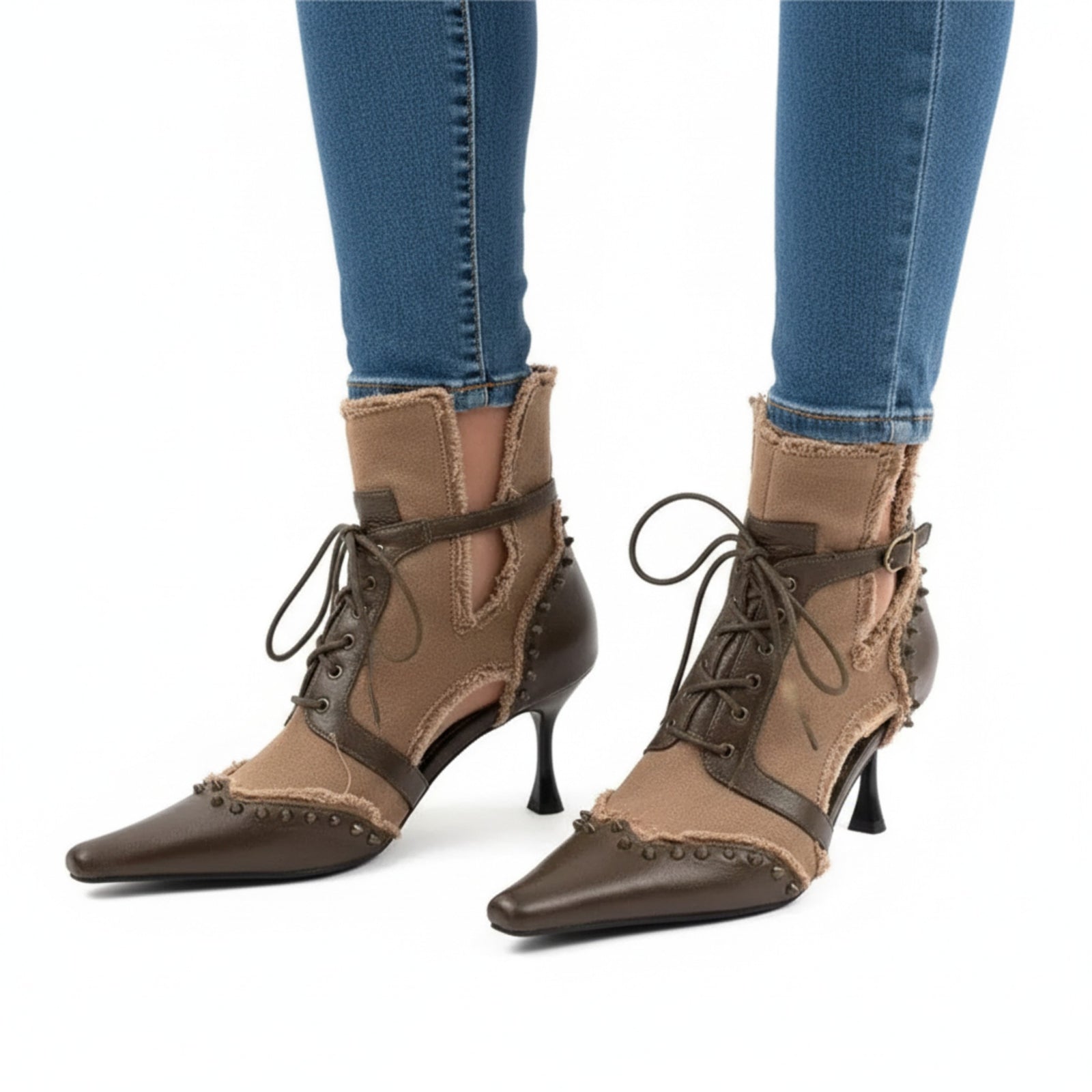 Bottes à Talons Hauts pour Femme Chic
