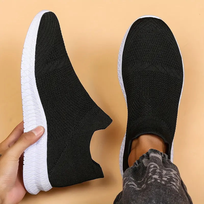 Variant image for Chaussures pour Hommes Confortables Style Chaussette Tissu Élastique-11
