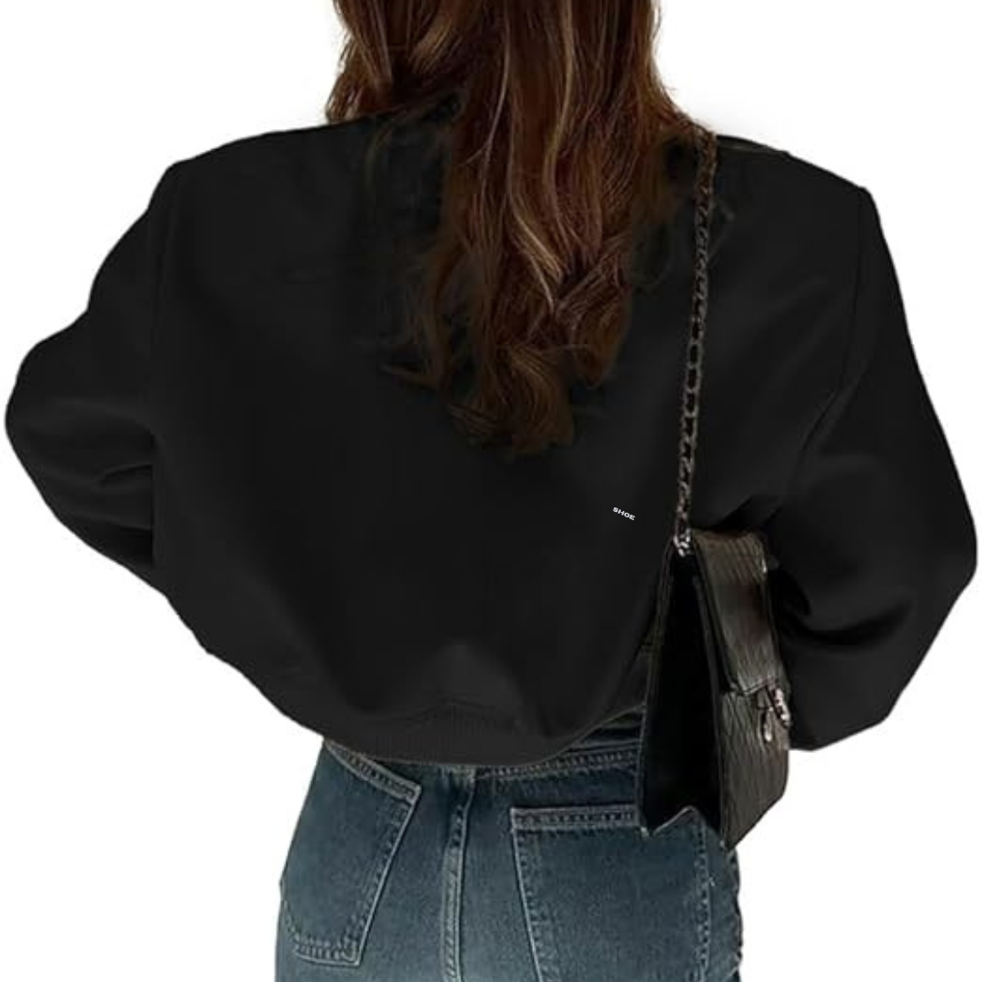 Blouson aviateur court pour femme