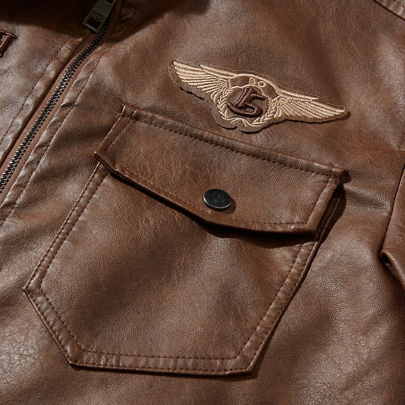 Veste de motard décontractée pour hommes